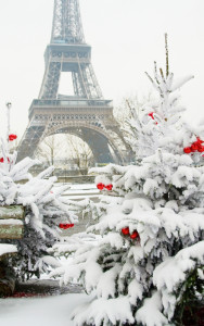 Eiffel Tower in Winter